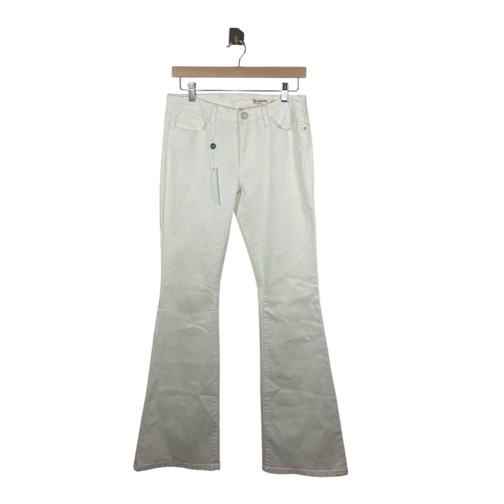 NWT BlankNYC Women’s Cosmic Flare High Rise Jeans in White Size 29 - Picture 6 of 14
